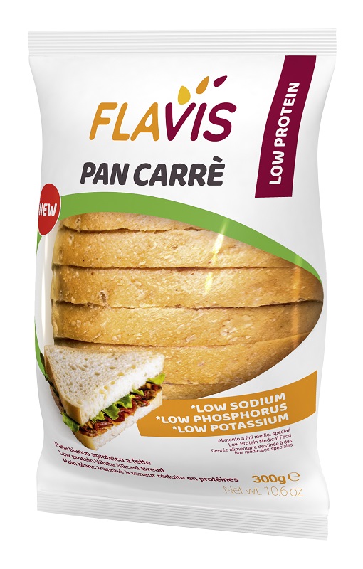 FLAVIS PAN CARRE' APROTEICO 300 G - Newepa Srl