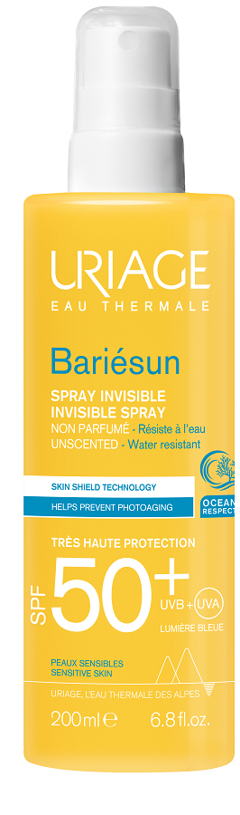 EAU THERMALE BARIESUN SPRAY INVISIBILE SENZA PROFUMO SPF 50+ 200 ML - Newepa Srl