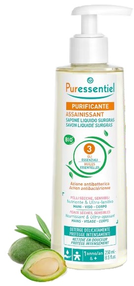PURESSENTIEL SAPONE SURGRAS BIO 250 ML - Newepa Srl