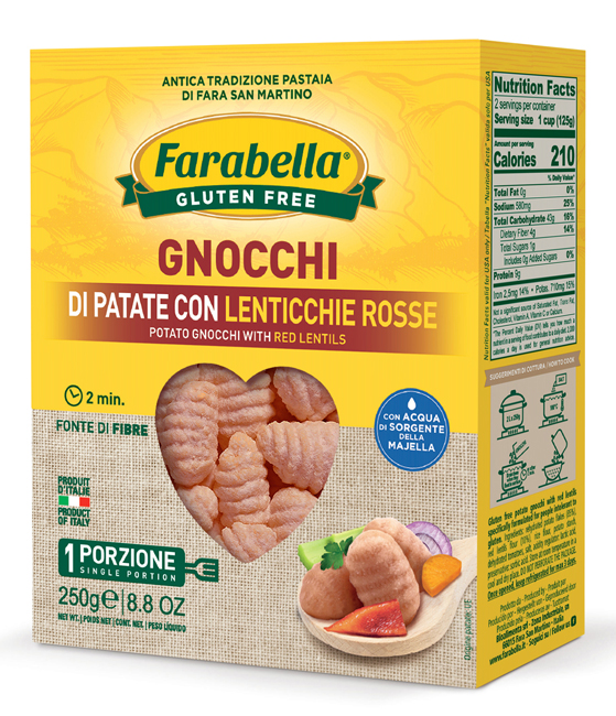 FARABELLA GNOCCHI PATATE E LENTICCHIE 250 G - Newepa Srl