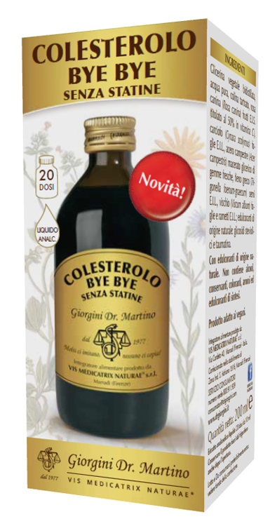 COLESTEROLO BYE BYE SENZA STATINE 200 ML - Newepa Srl