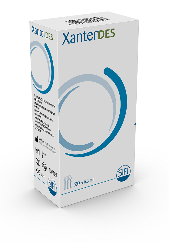 XANTERDES SOLUZIONE OFTALMICA 20 FLACONCINI MONODOSE DA 0,3 ML - Newepa Srl