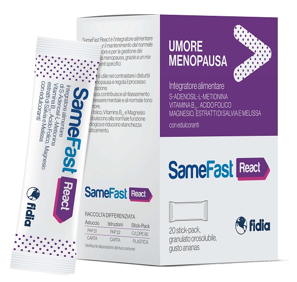 SAMEFAST REACT 20 STICK PACK - Newepa Srl